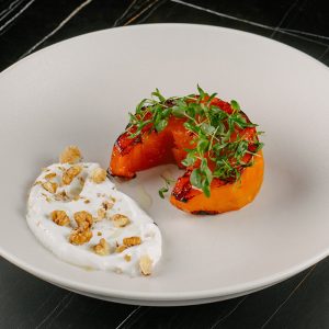 Запеченная тыква с постной сметаной <p class="ves">220 г</span>