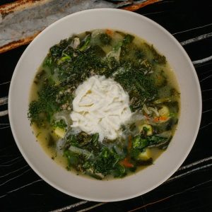 Зеленый борщ с крапивой <p class="ves">380 г</span>