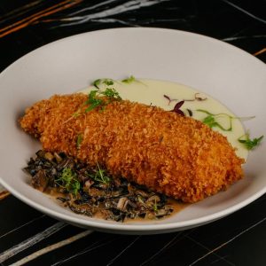 Котлета де-воляй со сливочным маслом и картофельным пюре <p class="ves">350 г</span>