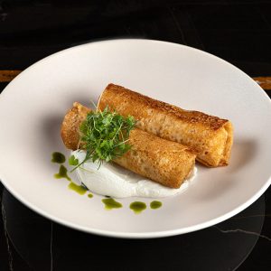Блины с курицей и сметаной <p class="ves">250 г</span>